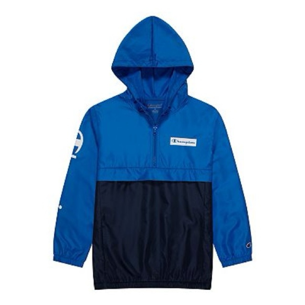 Champion Windbreaker Hoodie Boys XL NWT